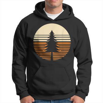 Retro Minimalistische Kieferintage Grafik Hoodie - Geschenkecke