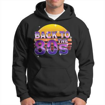 Retro Music Festival Costume 80'S Vintage Back To The 80S Hoodie - Thegiftio UK