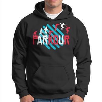 Retro Parkour For Boys Freerunning Traceur Hoodie - Thegiftio UK