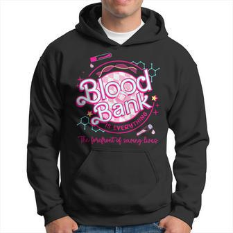 Retro Pink Lab Week 2024 Blood Bank Laboratory Lab Tech Hoodie | Mazezy