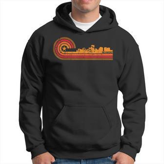 Retro Richmond Richmond Va Skyline Hoodie - Monsterry