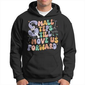 Retro Small Steps Still Move Us Forward Physical Therapy Hoodie - Thegiftio UK