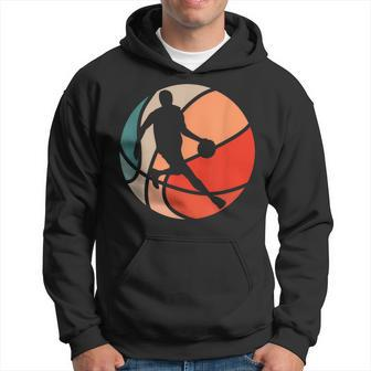 Retro Style Basketball Player Hoodie - Seseable