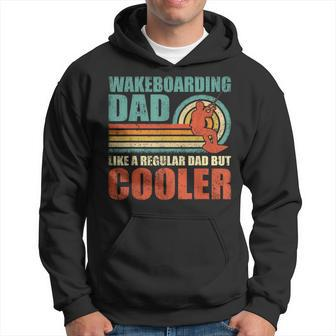 Retro Style Vintage Wakeboarding Dad Father's Day Hoodie - Monsterry DE
