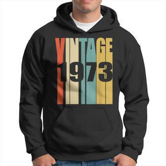 Retro Vintage 1973 51 Yrs Old Bday 51St Birthday Hoodie - Monsterry CA