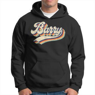 Retro Vintage Barry First Name Barry Hoodie - Thegiftio UK