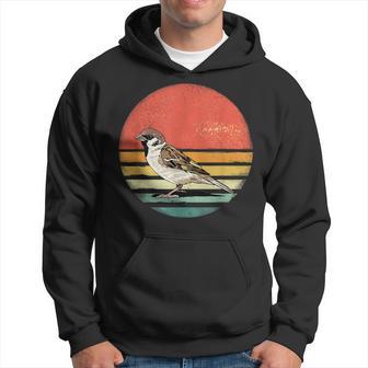 Retro Vintage House Sparrow Bird Watcher Hoodie - Thegiftio UK