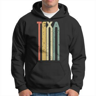 Retro Vintage Texas Colorful Cute Texan Roots Hoodie | Mazezy