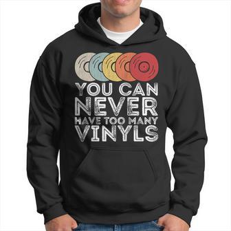 Retro Vinyl Lp Record Vintage Vinyls Hoodie - Thegiftio UK