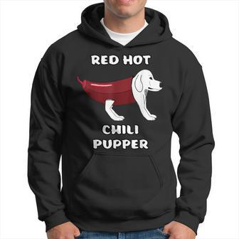 Rhcp Red Hot Chili Pupper Peppers Parody Puppy Doggy Puppies Hoodie - Monsterry DE