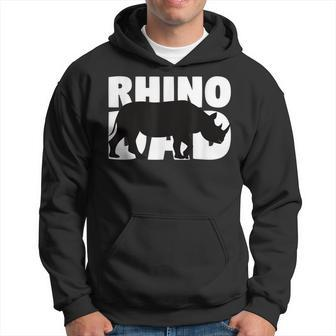 Rhino Dad Rhino Lover For Father Pet Animal Hoodie - Monsterry DE