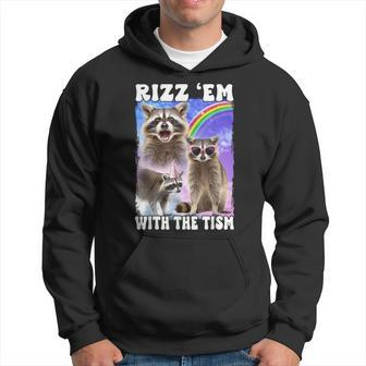 Rizz 'Em With The 'Tism Rizzler Ohio Rizz Hoodie - Monsterry
