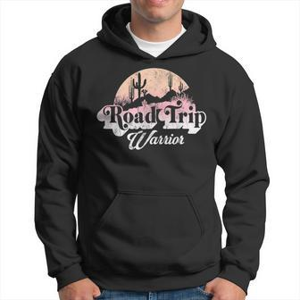 Road Trip Warrior In The Desert Graphic Hoodie - Monsterry