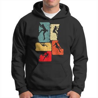 Rock Climbing Climber Bouldering Boulder Hoodie - Thegiftio UK