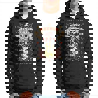 Rock Music Lover Birthday Rockin Since 1974 Hoodie - Thegiftio UK