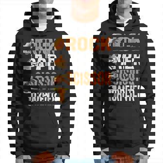 Rock Paper Scissor Carpenter Father's Day Handyman Hoodie - Thegiftio