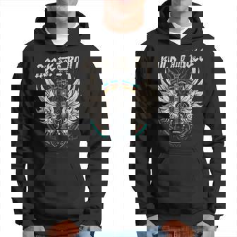 Rock And Roll Guitarraintage Rock And Roll Music Retro Metal Musi Sin Mangas Sudadera - Regaloses