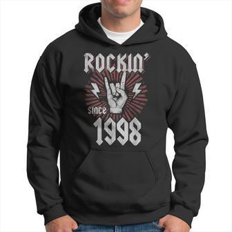 Rockin Since 1998 23 Year Old Rocker 23Rd Birthday Hoodie - Monsterry UK