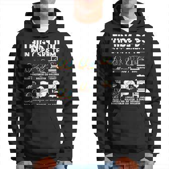 Roller Coaster Dessous De Verre Avec Inscription « Things I Do In My Spare Time » Sweat à capuche - Cadeauxyz