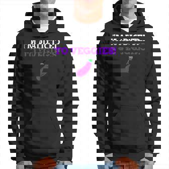 Rude Vegetarian Eggplant Hoodie - Thegiftio UK