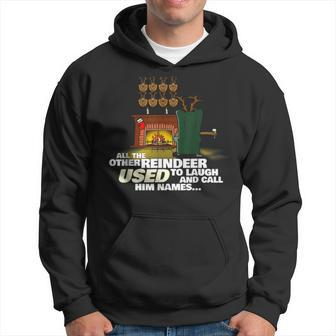 Rudolph The Red Nosed Reindeer Hoodie - Monsterry