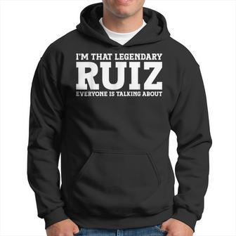 Ruiz Surname Team Family Last Name Ruiz Hoodie - Seseable
