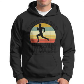 Running Dad Marathon Runner Father's Day Vintage Hoodie - Seseable