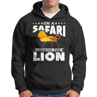 On A Safari Looking For Lion Family Vacation Hoodie | Mazezy