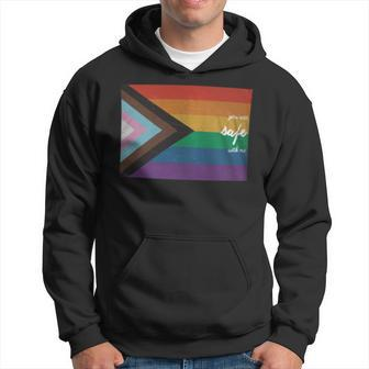You Are Safe With Me Lgbt Ally Hoodie - Monsterry CA