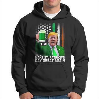 Make Saint St Patrick's Day Great Again Trump Hoodie | Mazezy