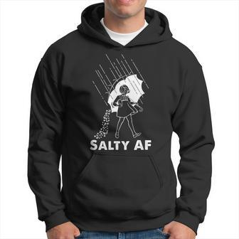 Salty Af Lung And Pulmonary Lung Cancer Cystic Fibrosis Hoodie - Monsterry