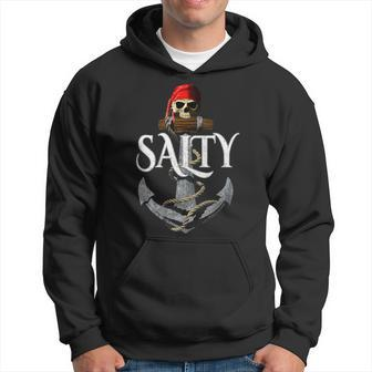 Salty Nautical Pirate Anchor Hoodie - Monsterry UK