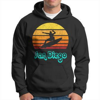 San Diego Souvenir Retro Surf Vintage California Hoodie - Monsterry DE