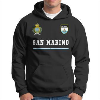 San Marino Sport Football Jersey Flag Hoodie - Seseable