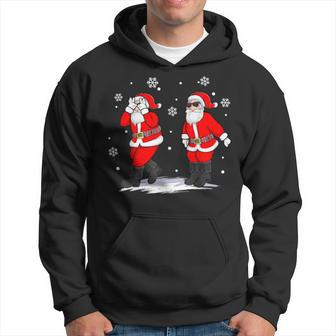 Santa Claus Griddy Dance Christmas Xmas Pajama Boys Hoodie - Monsterry UK