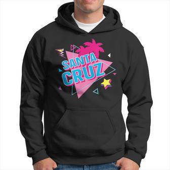 Santa Cruz Ca California Surfer 80S 80S Retro Hoodie - Seseable