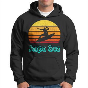 Santa Cruz Souvenir Retro Surf Vintage California Hoodie - Monsterry CA