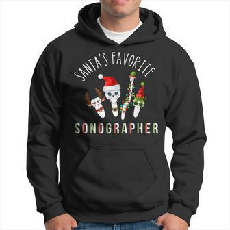 Santas Favorite Sonographer Radiology Christmas Sonography Hoodie - Seseable
