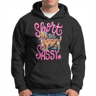 Short And Sassy Dachshund Lover Dog Cute Hoodie - Monsterry UK