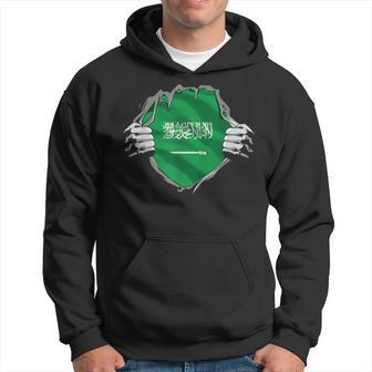 Saudi Super Saudi Arabian Flag Saudi Arabia Roots Hoodie - Monsterry AU