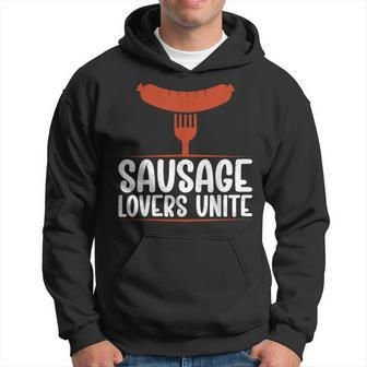 Sausage Lovers Unite Bbq Hoodie - Thegiftio UK