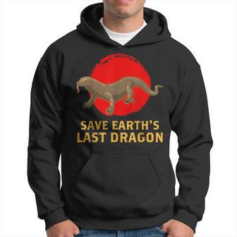 Save Earth’S Last Dragon Reptile Lover Komodo Dragons Hoodie - Monsterry