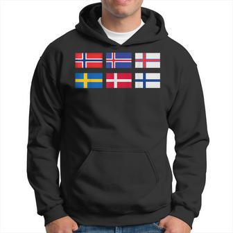 Scandinavia Flag The Nordic Country's Flag Northern Europe Hoodie - Monsterry AU