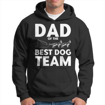 Schlittenhunderennen Papa Bestes Hundeteam Hundeschlitten Kapuzenpullover - Geschenkecke