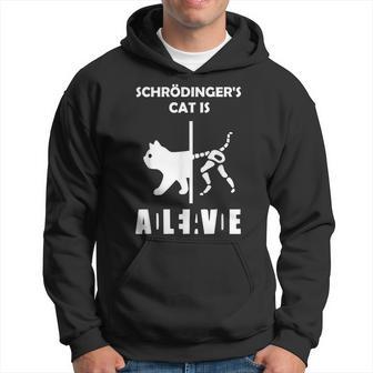 Schrödingers Cat Dead And Alive Physics Nerd Hoodie - Seseable