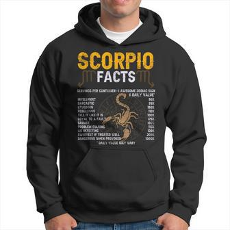 Scorpio Facts Zodiac Sign Personality Horoscope Facts Hoodie - Monsterry DE