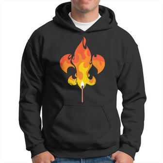 Scout Lily Fleur De Lis Campfire Hoodie - Seseable