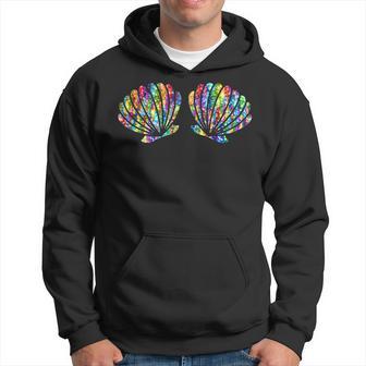 Sea Shell Mermaid Raibow Bra Hoodie - Thegiftio UK