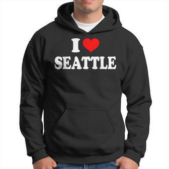 Seattle I Heart Seattle I Love Seattle Hoodie - Monsterry AU