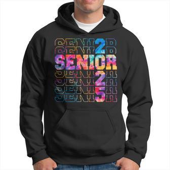 Senior 2025 Class Of 2025 Tie Dye Senior 25 Graduation Hoodie - Seseable